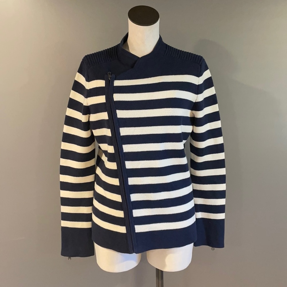 EUC Gap Navy / White Sweater. Large